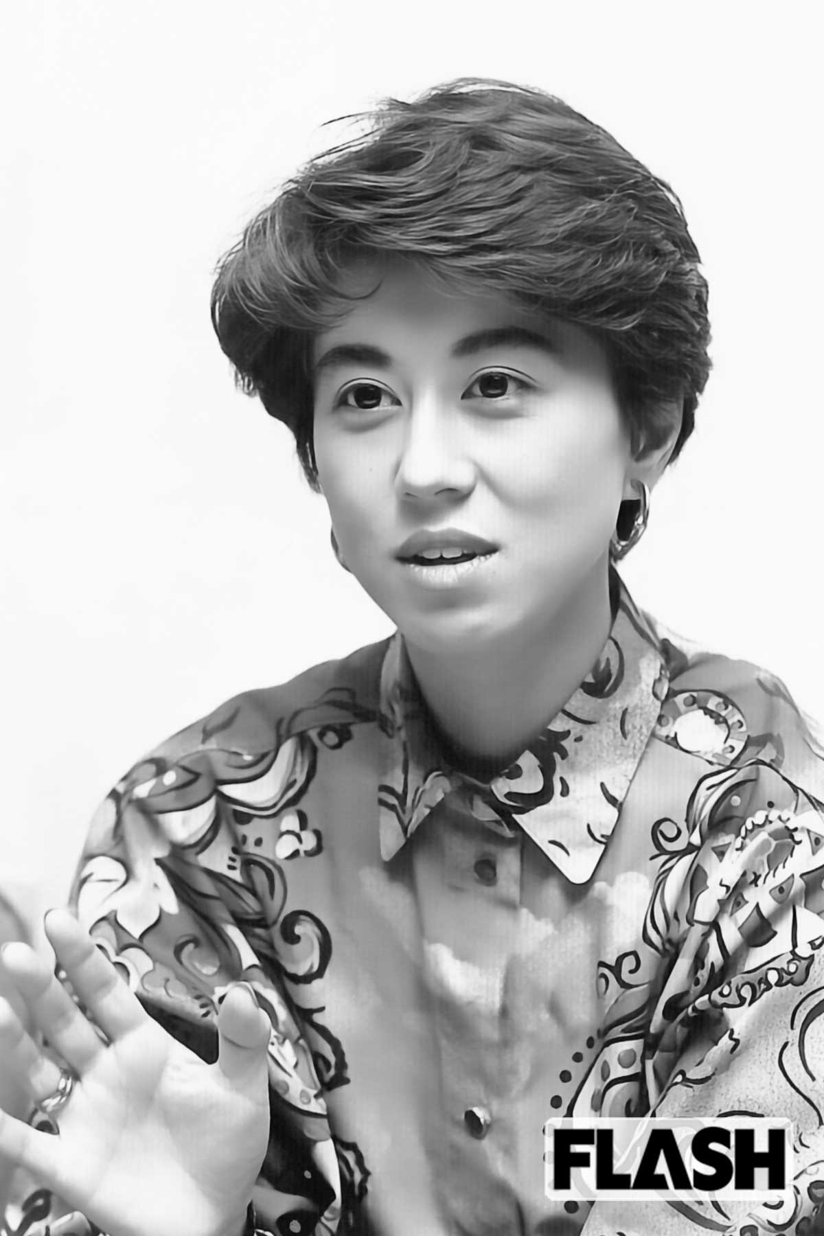 1992年撮影。昼の帯番組の司会も務めて大忙しのころの大島さと子