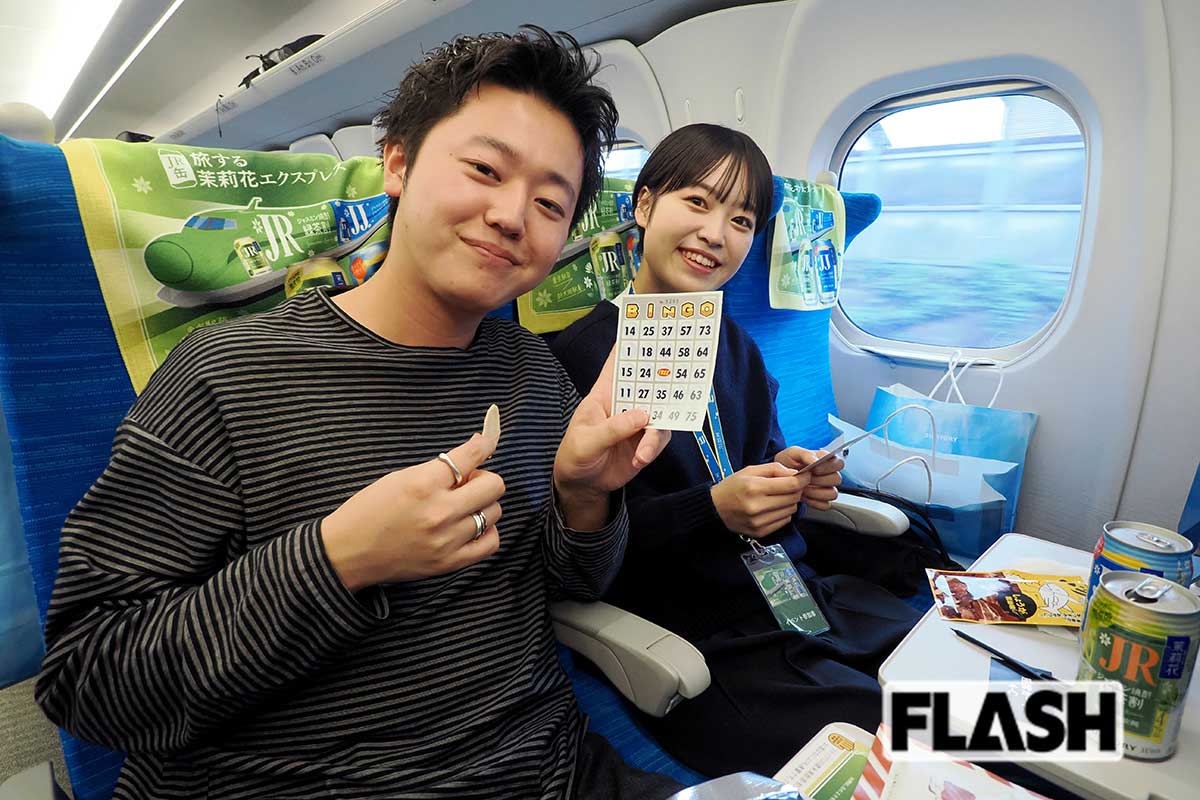 新商品1ケースがもらえるビンゴ大会も実施された（写真・梅基展央）