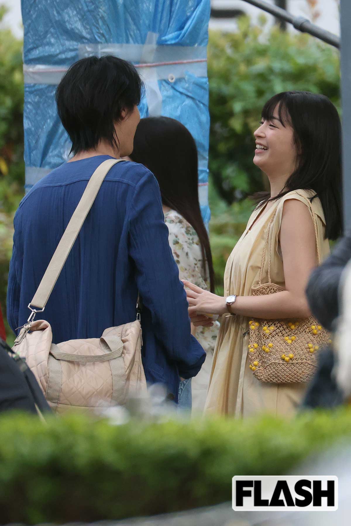 演技とは思えないほど楽しそうな雰囲気の横浜流星と広瀬すず