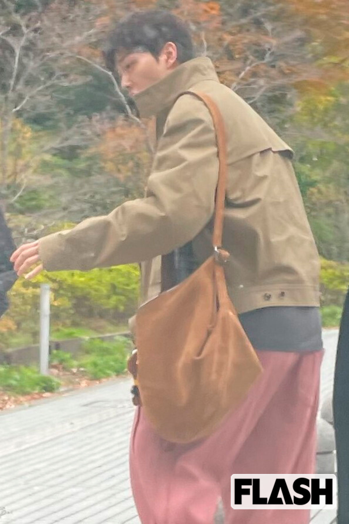 韓国の俳優ソン・ガン（写真・金谷千治）