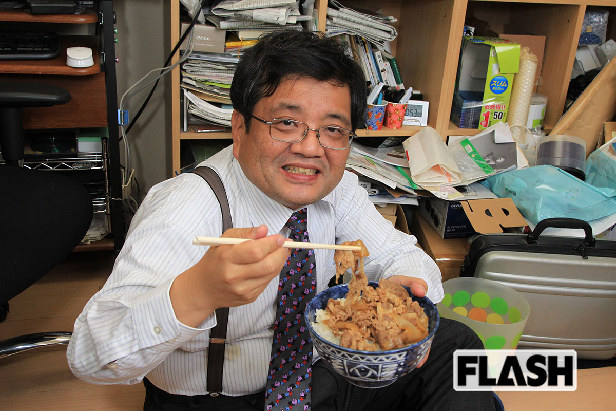 TPP関連企画で、将来の牛丼価格を予測してもらったことも（写真・長谷川 新）