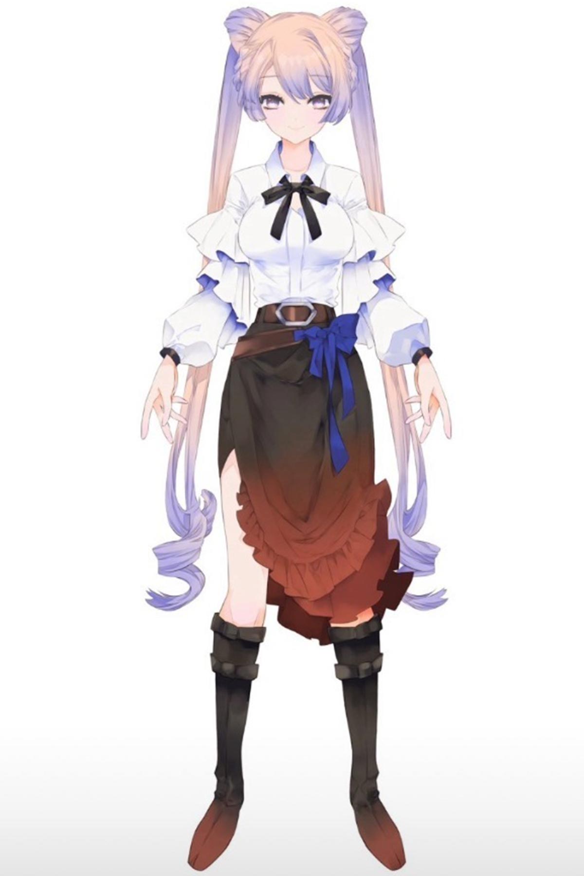 高河ゆんがデザインしたビジュアルのVTuberに転身した宮村優子(本人のXより)