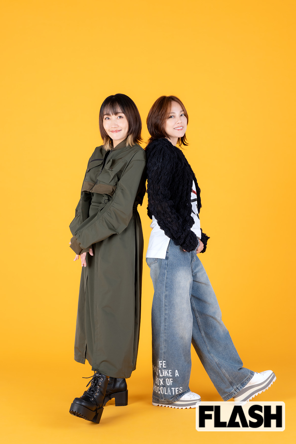 相川七瀬と矢井田瞳。2人のステージハプニングにお互い大爆笑！（写真・福田ヨシツグ）