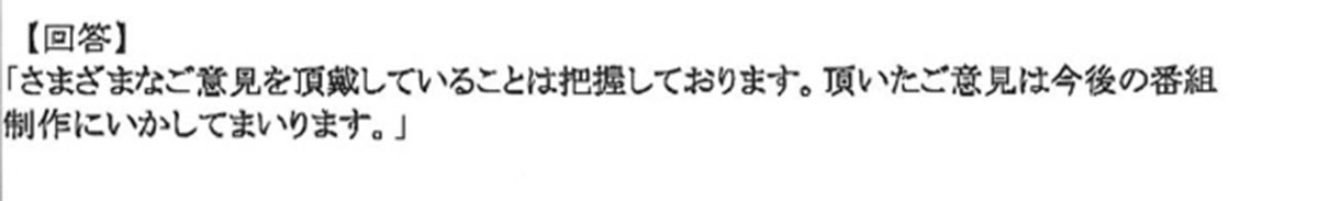 バラエティ番組『坂上どうぶつ王国』の外飼い猫への密着企画について、フジテレビからの回答