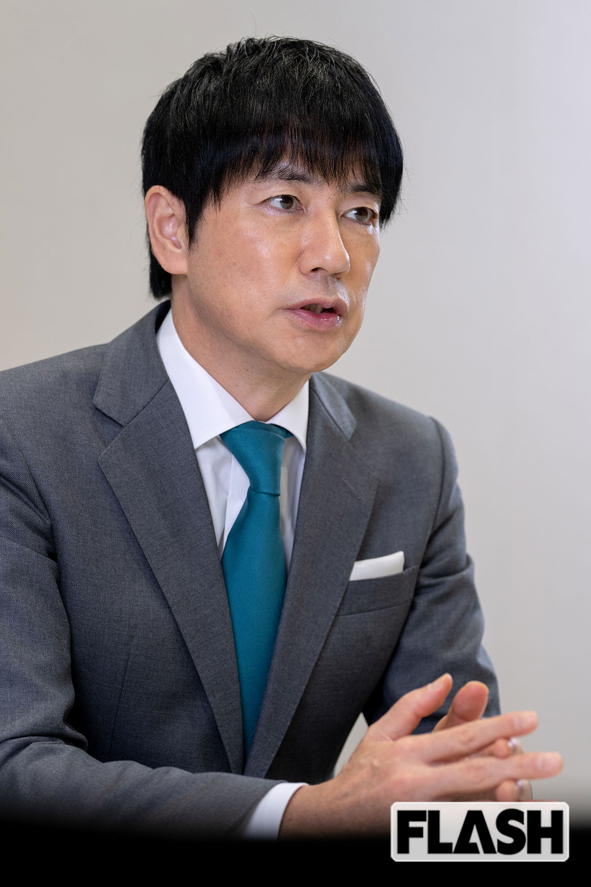 「視聴者が観たいものをきちんと取り上げていく」と羽鳥慎一アナ（写真・福田ヨシツグ）