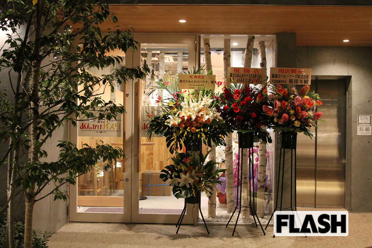 オープン前日の三山凌輝が手がけるパスタ店「親父のあんかけパスタ」（写真・金谷千治）