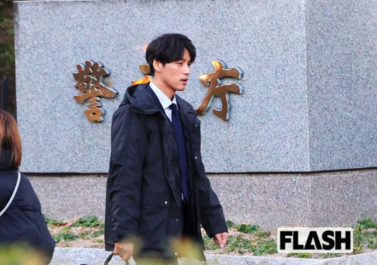 2025年11月下旬、警視庁本庁前でドラマ『東京P.D. 警視庁広報2係』（フジテレビ系）のロケをしていた福士蒼汰
