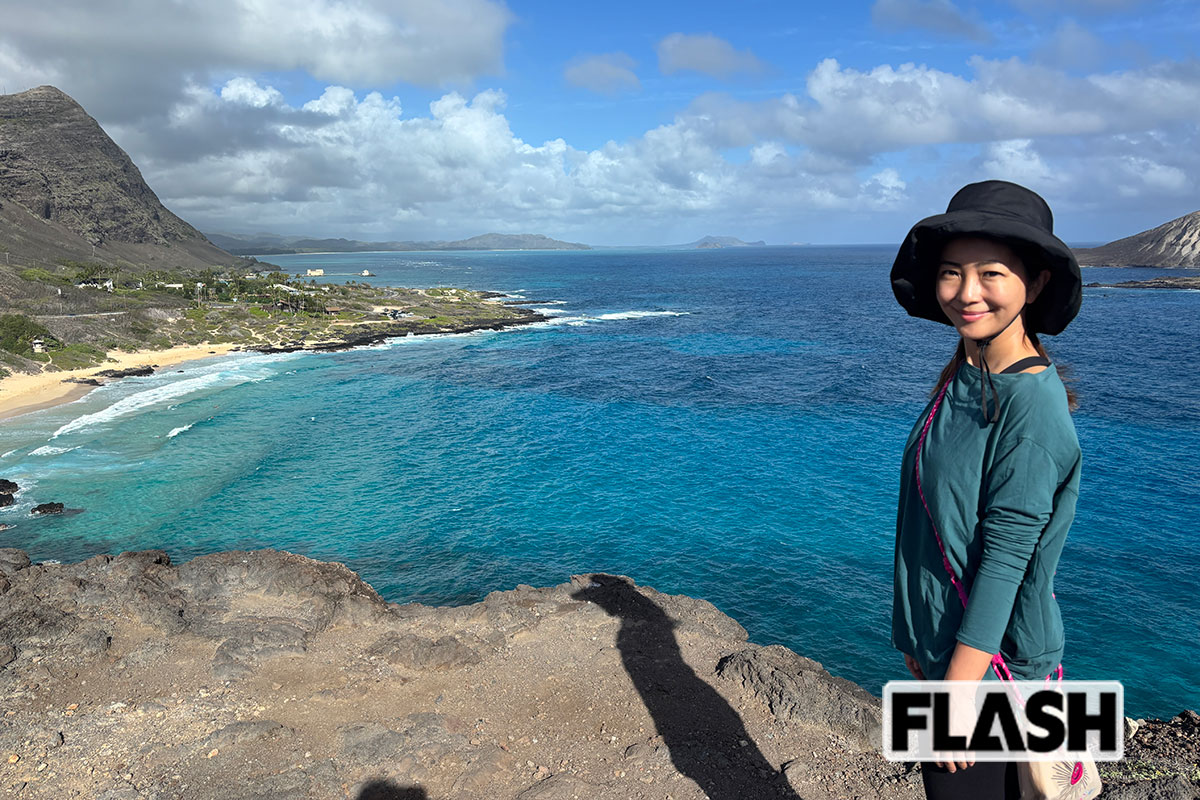マカプウトレイル頂上からの眺め（写真・本人提供）