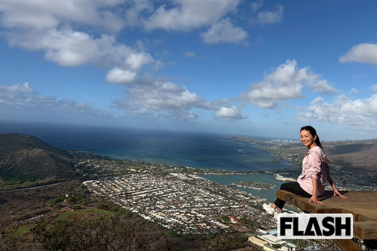 ココヘッドトレイル頂上からの眺め（写真・本人提供）