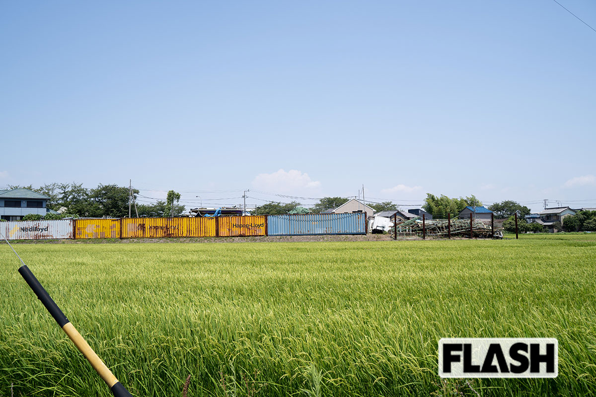 田園地帯に出現した三重県のヤード（写真提供・加藤久美子氏）