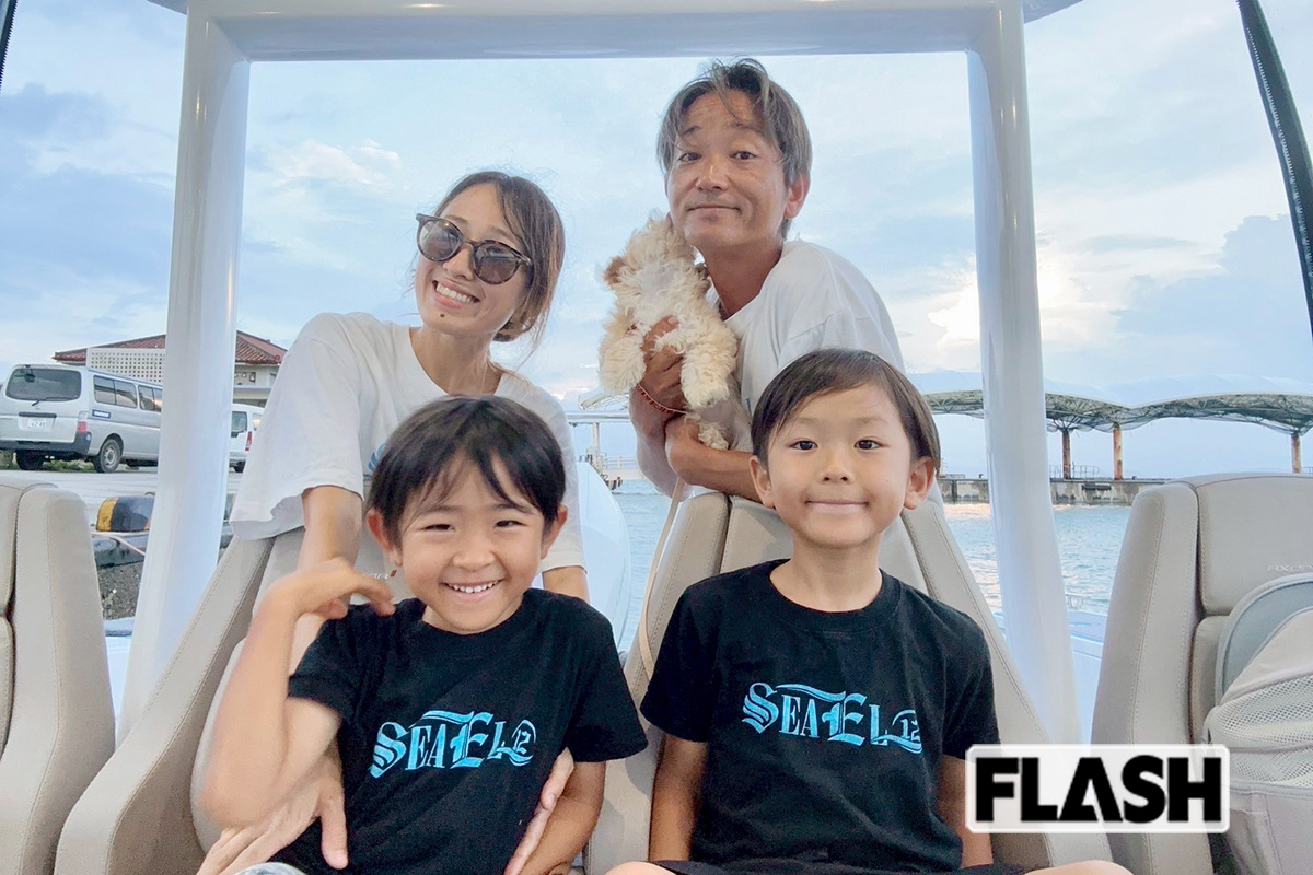 SHINOBUこと宮良忍さん。2016年に結婚した妻との間に小学3年、1年の息子がいる