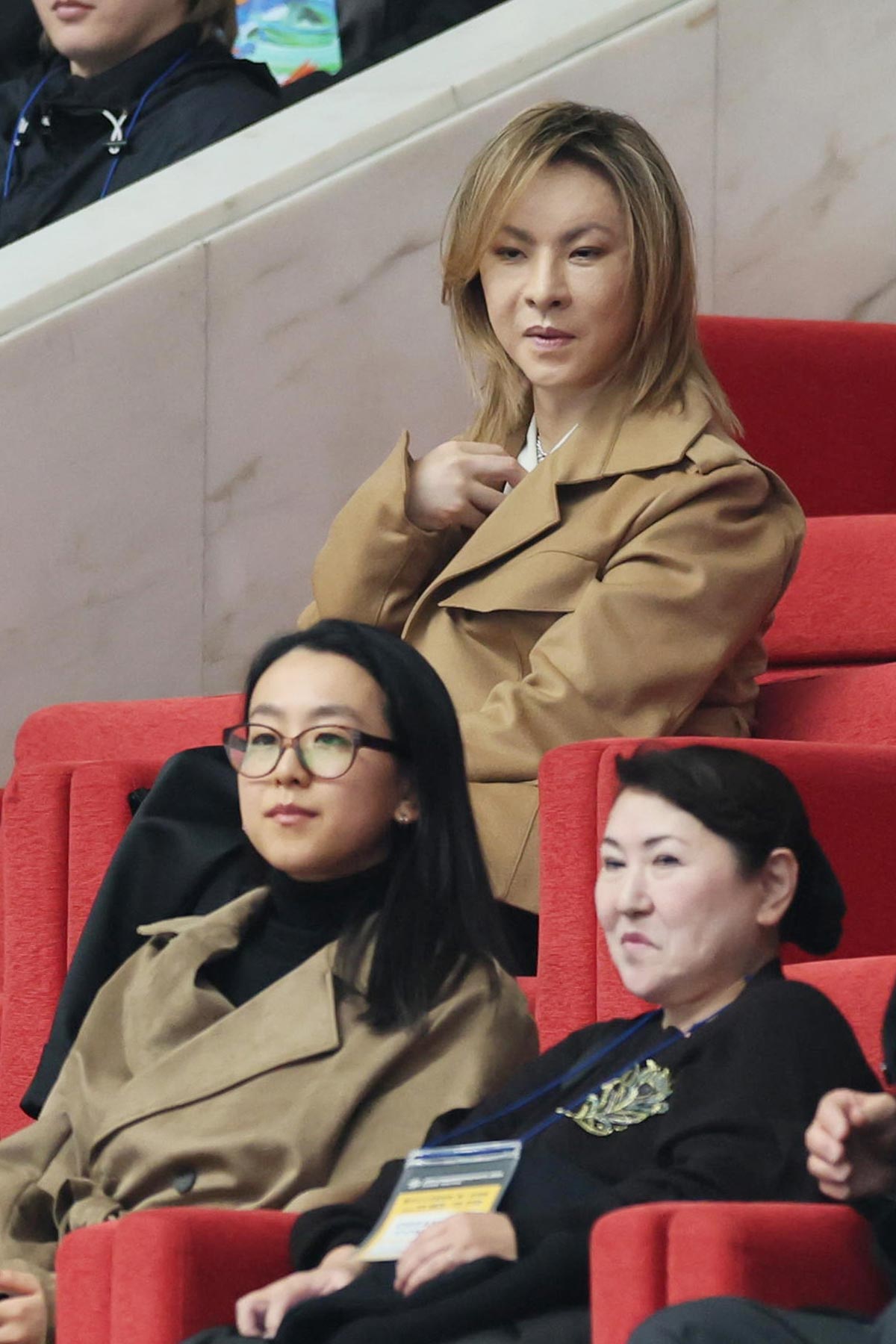 12月21日、東京・国立代々木競技場で開催された「全日本フィギュアスケート選手権」を現地で生観戦したYOSHIKI