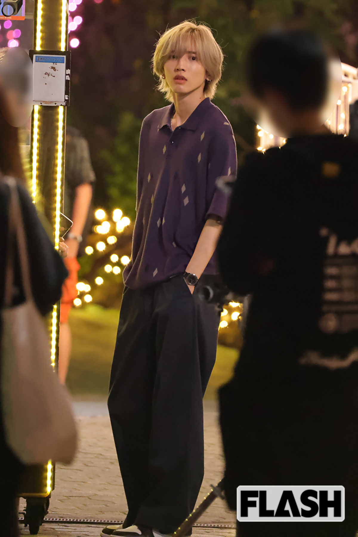 黒髪から金髪にイメチェンした道枝駿佑