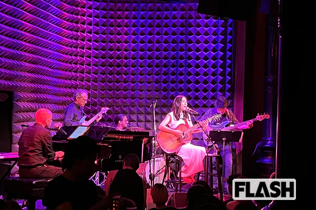 2023年9月、ニューヨーク・マンハッタンの「Joe’s Pub」にて。出産前におこなった最後のライブ