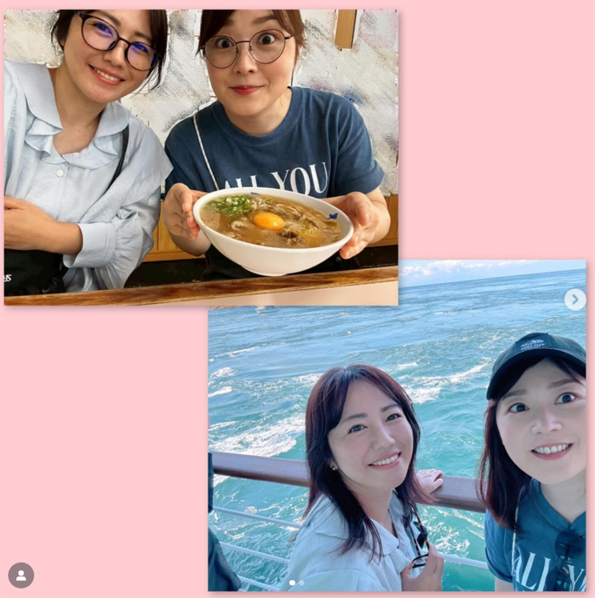 2025年12月28日、タレントの磯山さやかとの徳島旅行を報告した日本テレビの水卜麻美アナウンサー（写真・水卜麻美アナのInstagram「@mito_meat」より）