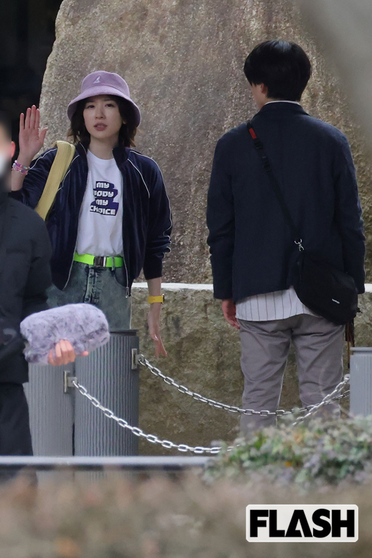 木戸大聖とネトフリの新作ドラマのロケをする永野芽郁