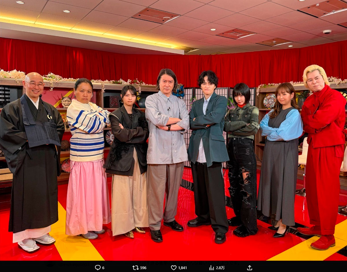 『怒りん坊将軍』に出演した西野七瀬。ナチュラルな雰囲気に一変し視聴者を驚かせた(写真・番組公式Xより)