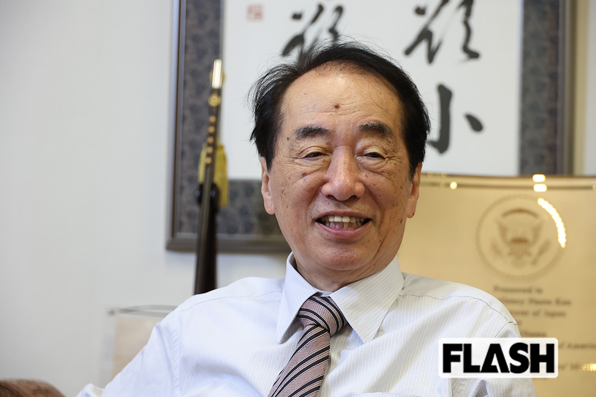 政界引退を表明した2023年10月、本誌取材に応じた菅直人元首相（写真・長谷川 新）