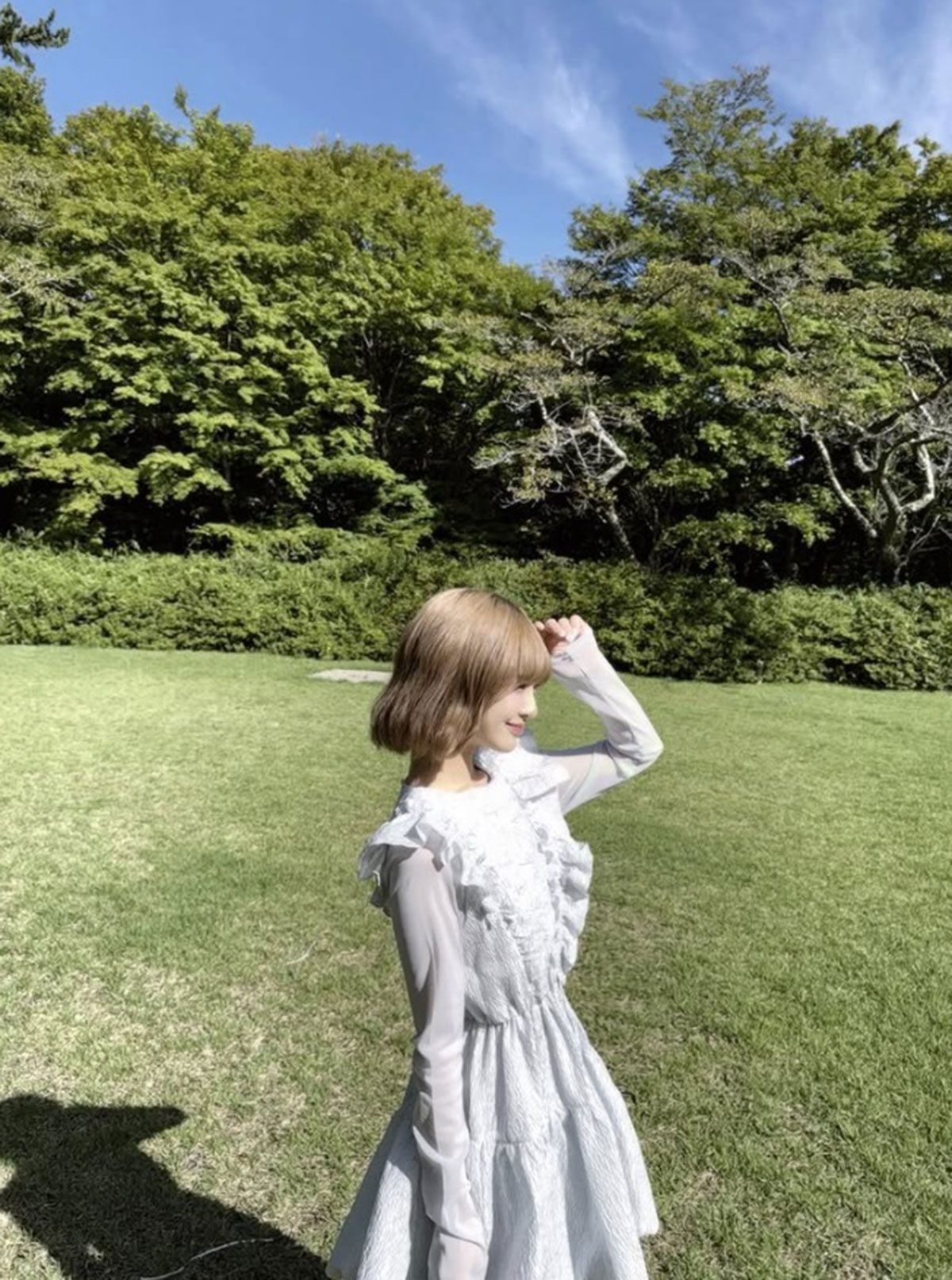 なりすましを防ぐためにInstagramを開設したという元ME:Iの飯田栞月（写真・本人Instagramより）