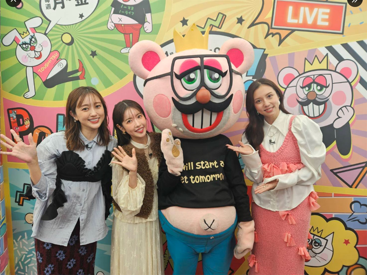 左から『ぽかぽか』でママトークを繰り広げた菊地亜美、舟山久美子、丸高愛実。菊地の変化に称賛の声があがっている。（写真・番組公式Xより）