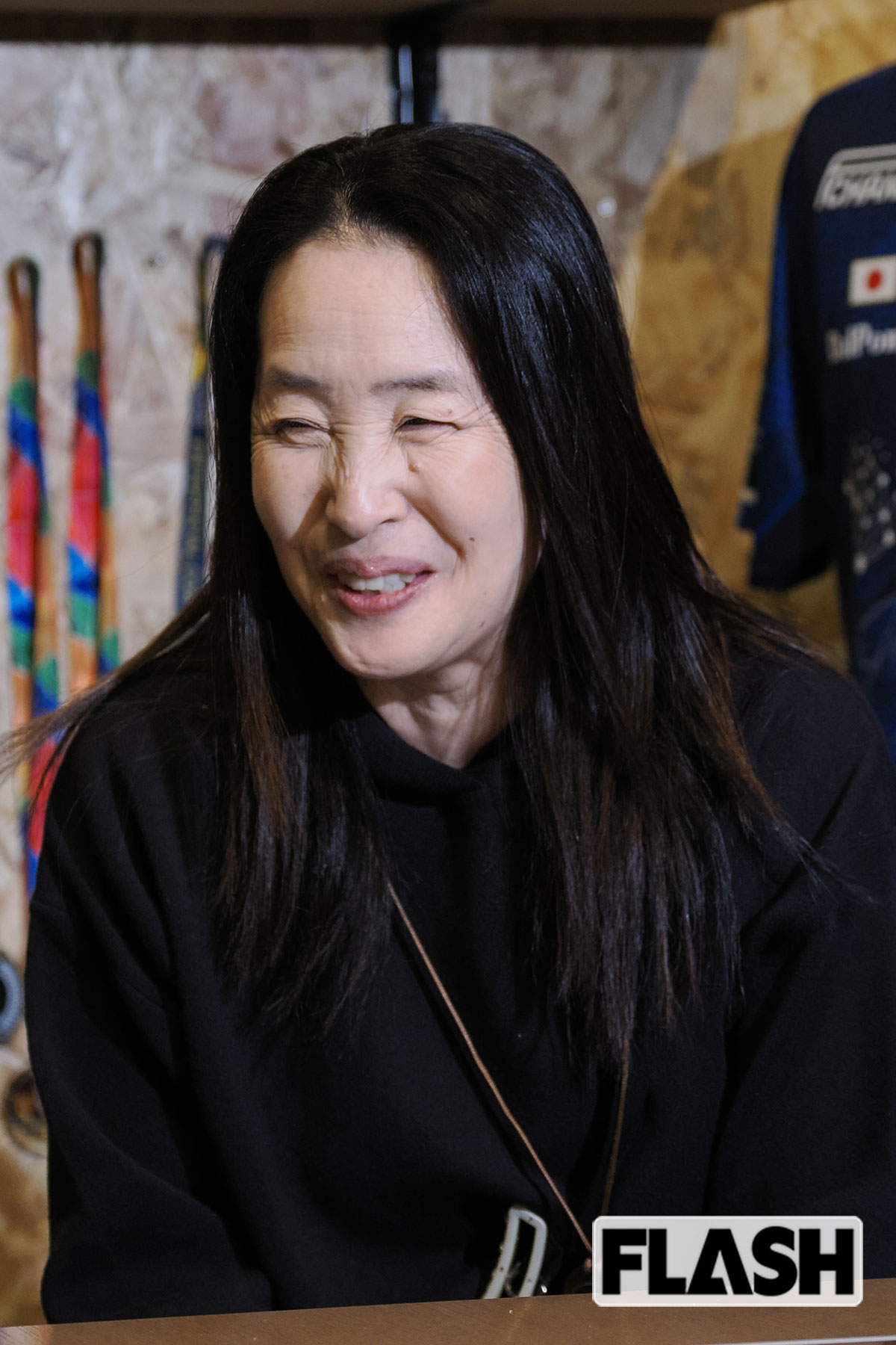 インタビューに応じてくれた木村和司氏の妻の祐子さん（写真・梅基展央）