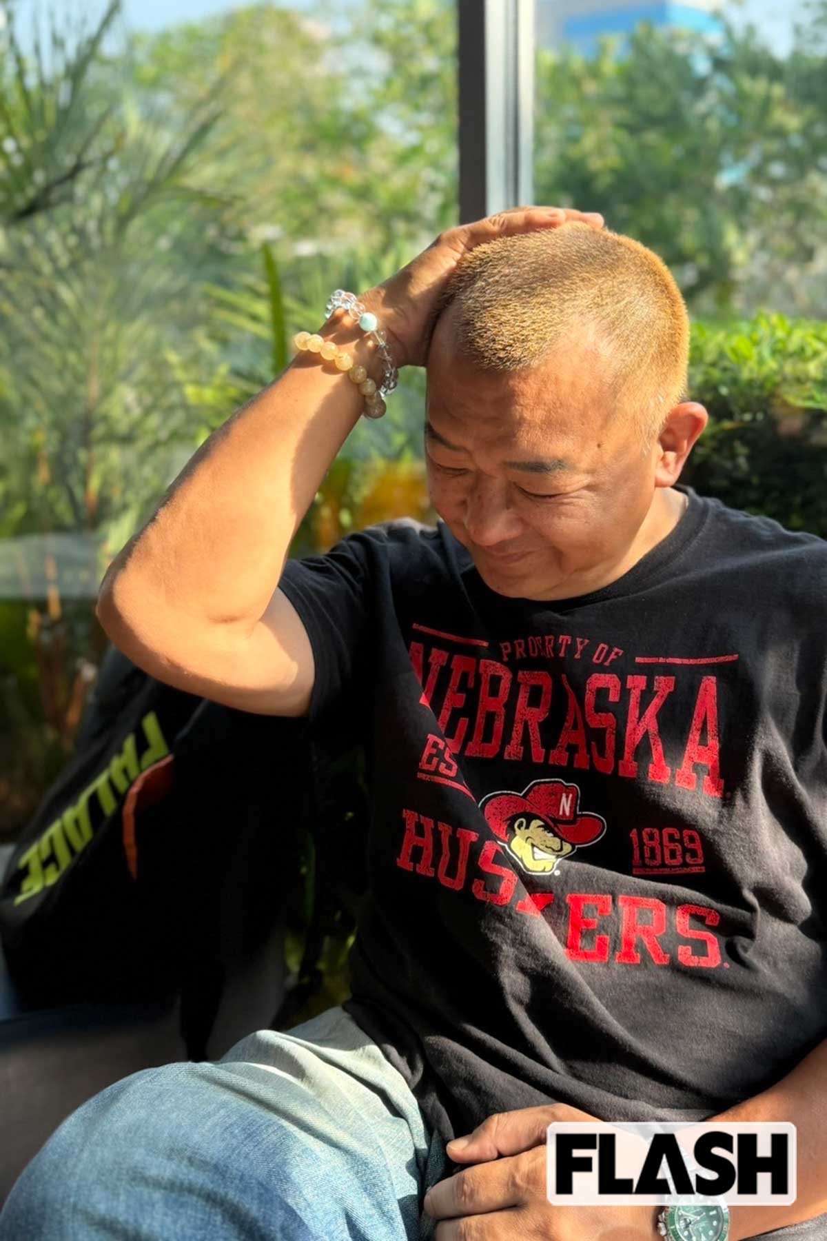 タイでは「死ぬまでにやりたい一個」として“金髪”に挑戦した木下隆行。周囲からは評判だという