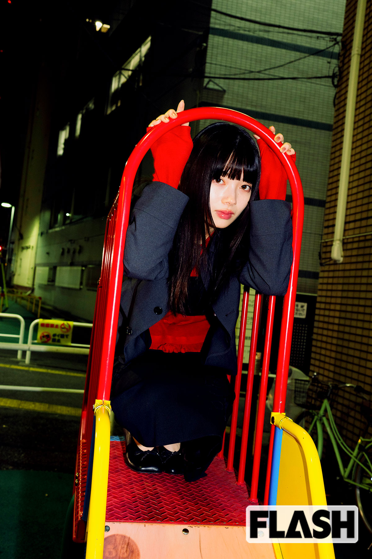 「コンビニで必ず買うのは紙パックのリンゴジュース」と話す南琴奈（写真・木村哲夫）