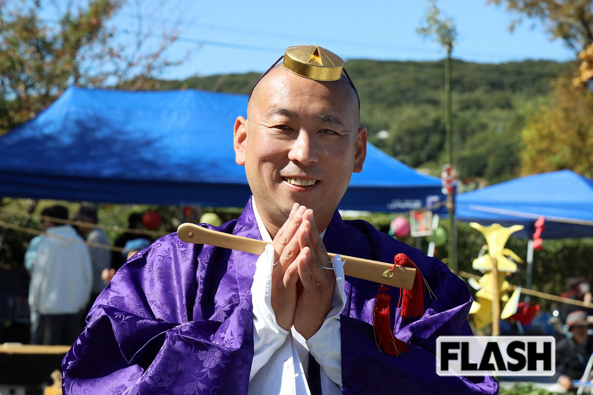 「二尊院　宿坊えんとき」の田立智暁（ただてちぎょう）住職