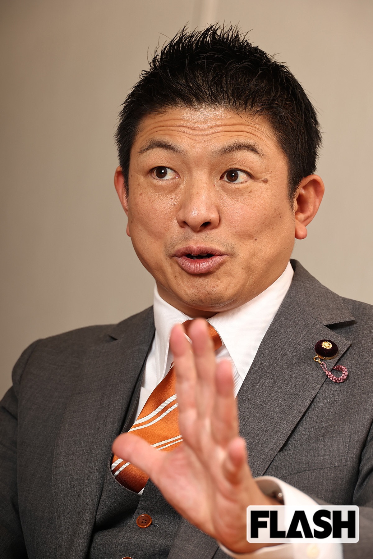 「党への支持者は増えている」という神谷宗幣代表