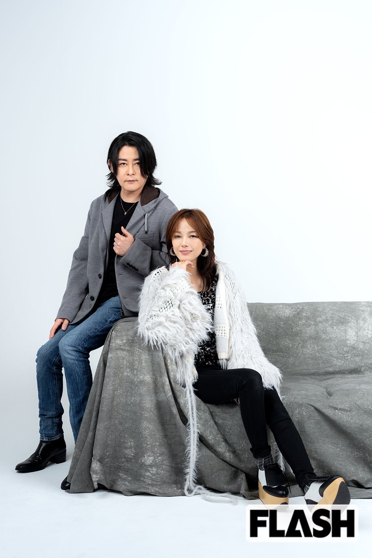 同じボーカリストととして尊敬しあう2人（写真・福田ヨシツグ）