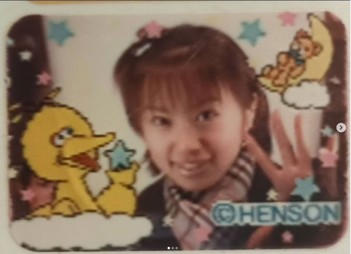 鈴木亜美が公開した15歳のころのプリクラショット。その美しさに絶賛の声が相ついでいる（写真・本人Instagramより）