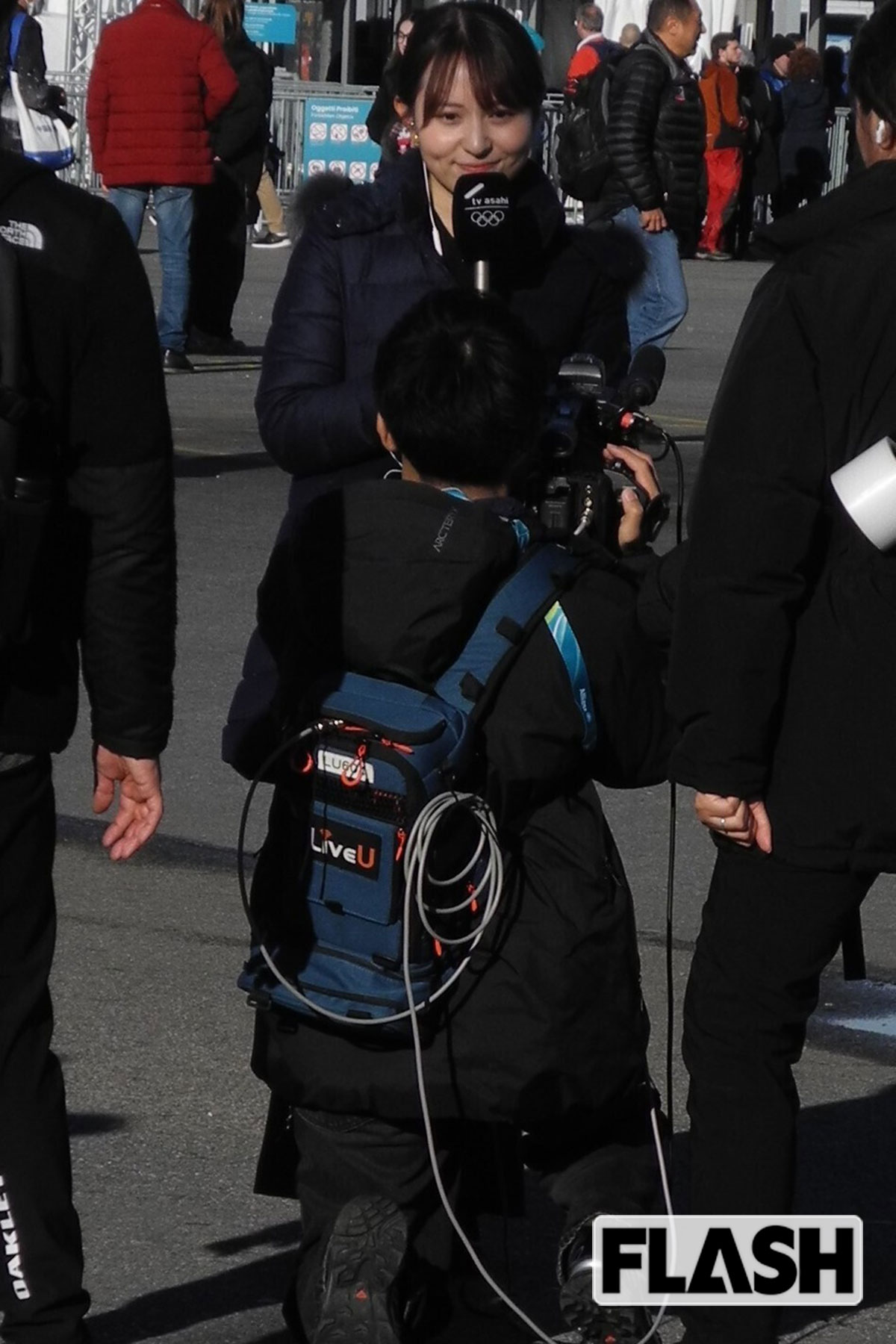 2026年2月6日（イタリア時間）、ミラノ・コルティナ冬季オリンピックの開会式の取材をしていたテレビ朝日の三山賀子アナウンサー