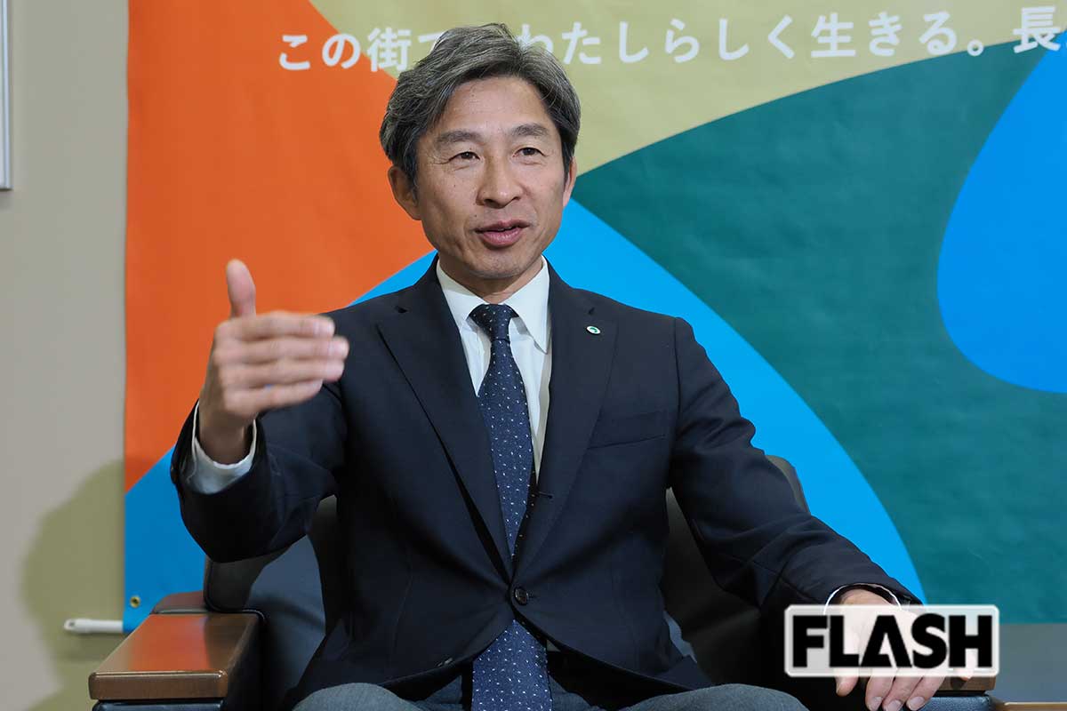 「選手には五輪という舞台を楽しんでほしい」と荻原健司長野市長（写真・梅基展央）