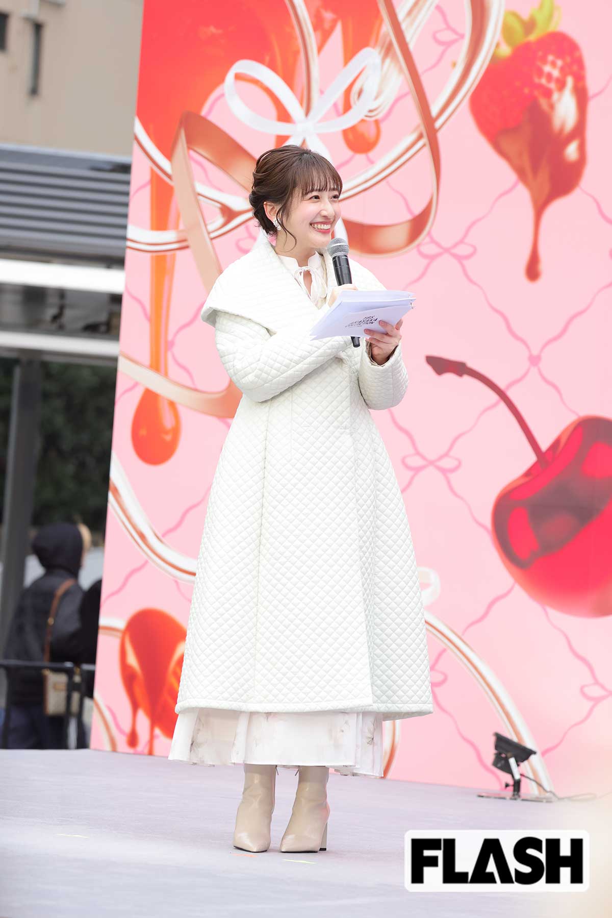 ほかの出演者以上に注目を浴びた南後杏子アナ