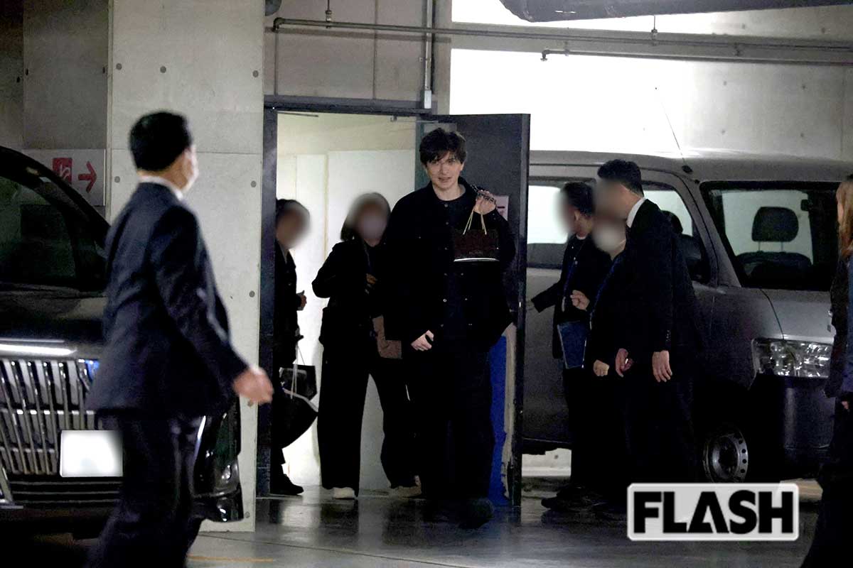 城田優。米倉のことを「よねさん」と呼び、終始親し気な様子を見せた（写真・伊藤修）