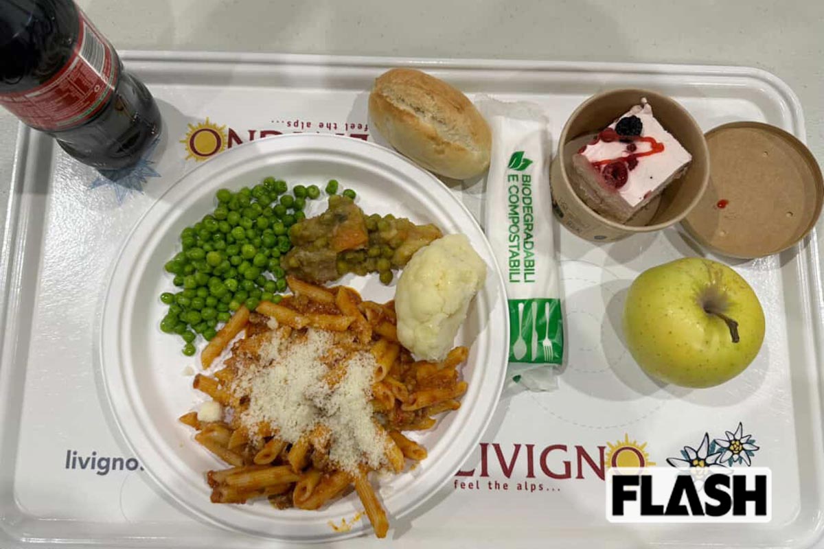 ミラノ・コルティナ冬季オリンピックでボランティアスタッフに提供されていた料理