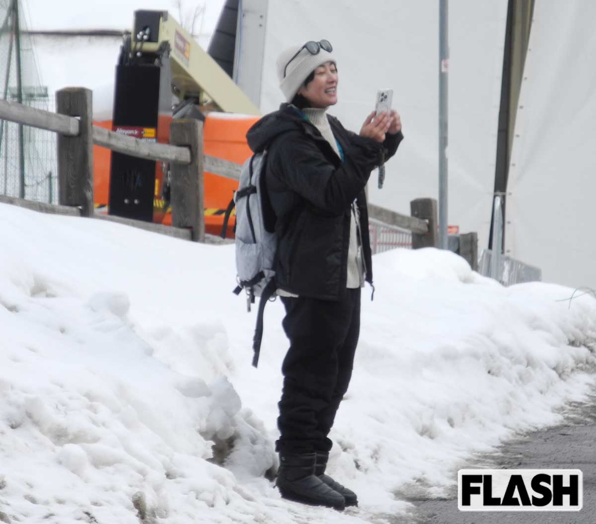 2026年2月11日、女子モーグルの解説をしていた元フリースタイルスキーモーグル選手の上村愛子