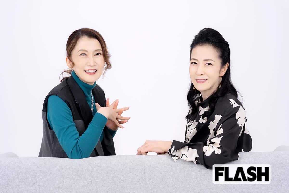 プライベートでも大の仲よしという坂本冬美と一路真輝（写真・福田ヨシツグ）