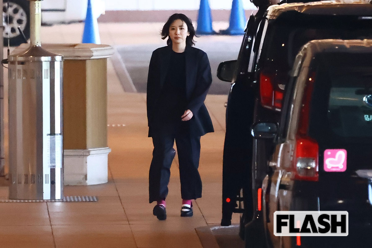 1月下旬、都内で撮影に臨む永野芽郁。この日は喫煙シーンも撮影されたという