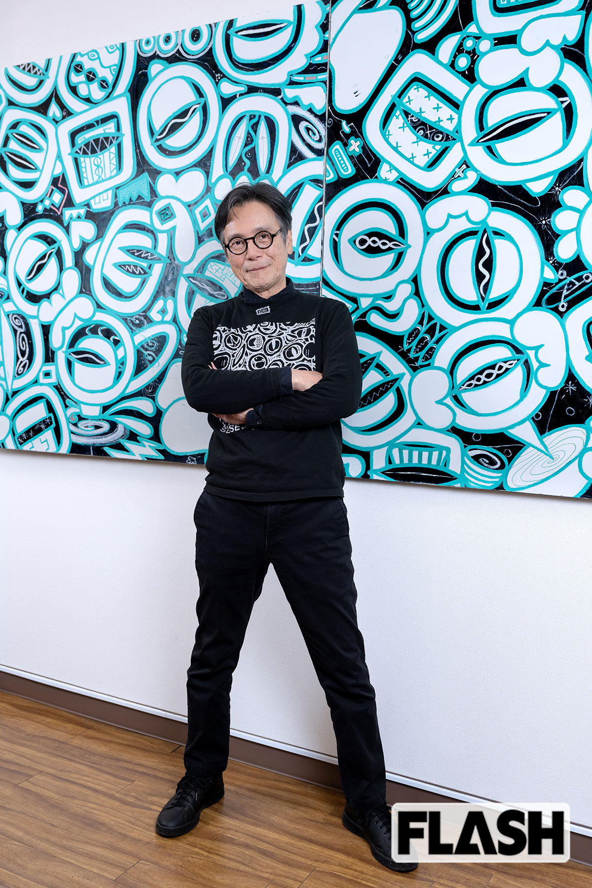 「銀座ギャラリー杉野」（東京都中央区）には、国広富之の作品が常に10点ほど飾られている（写真・福田ヨシツグ）