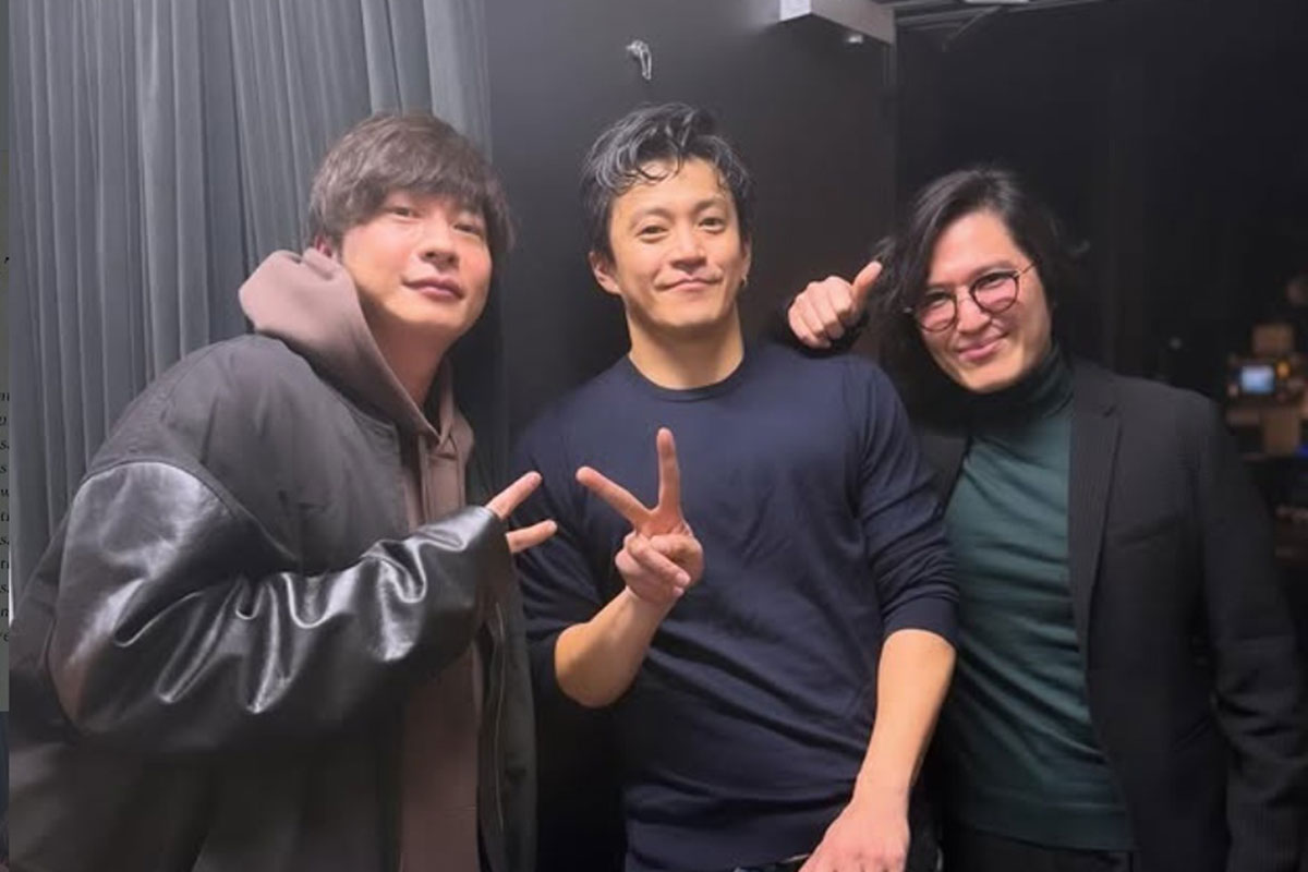 清塚信也のInstagramに登場した田中圭。ふっくらした様子だ（写真・清塚信也のInstagramより）