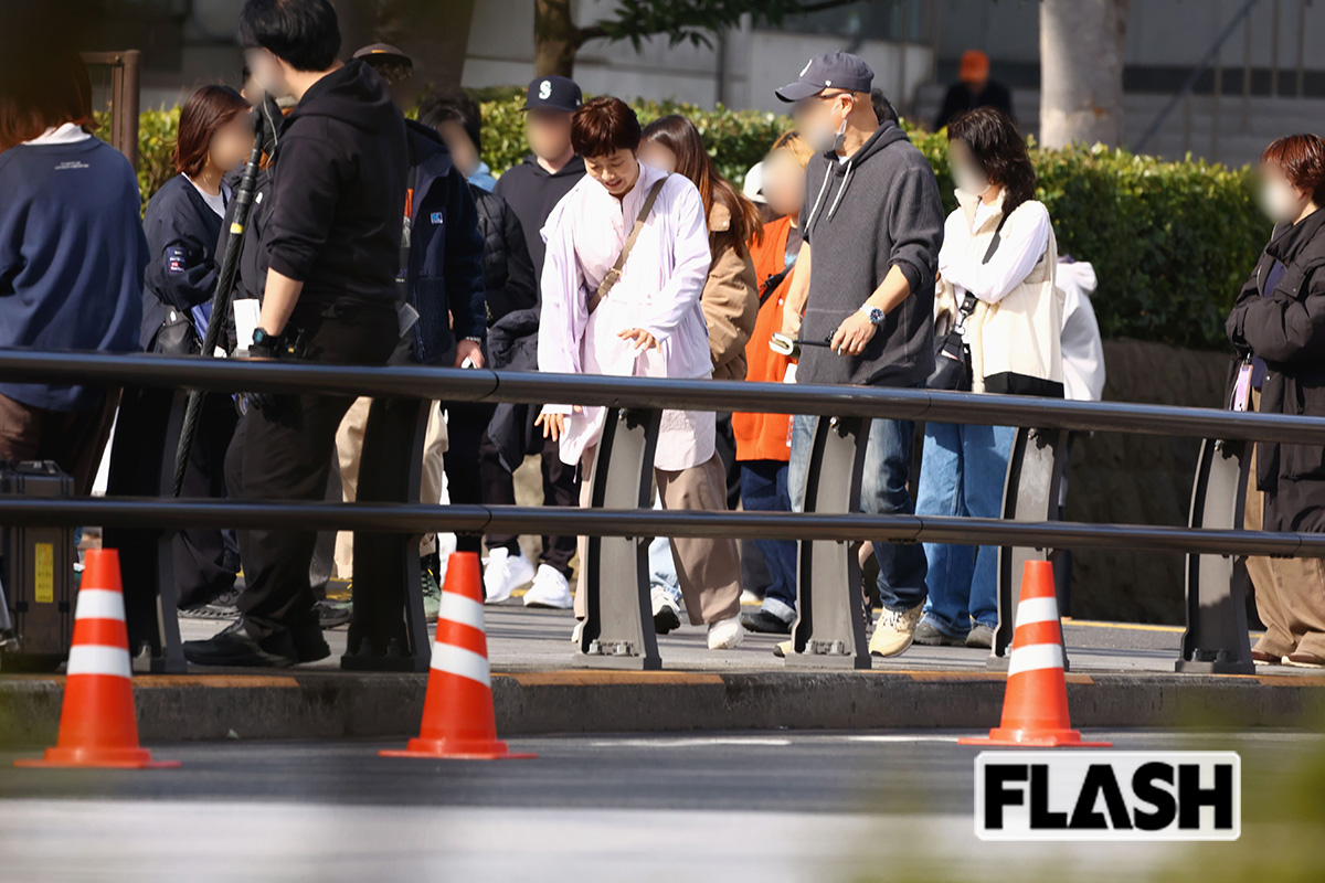 転び方を何度もレクチャーしてもらう