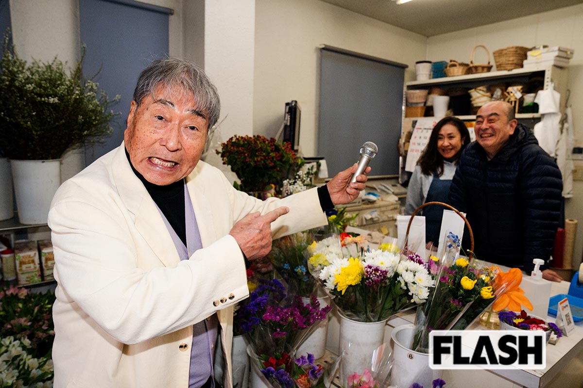 「この店とは長いつき合いなんだよ」と、毒蝮三太夫が事務所近くの「花家タナカ」に突撃インタビュー　取材協力・花家タナカ（写真・野澤亘伸）