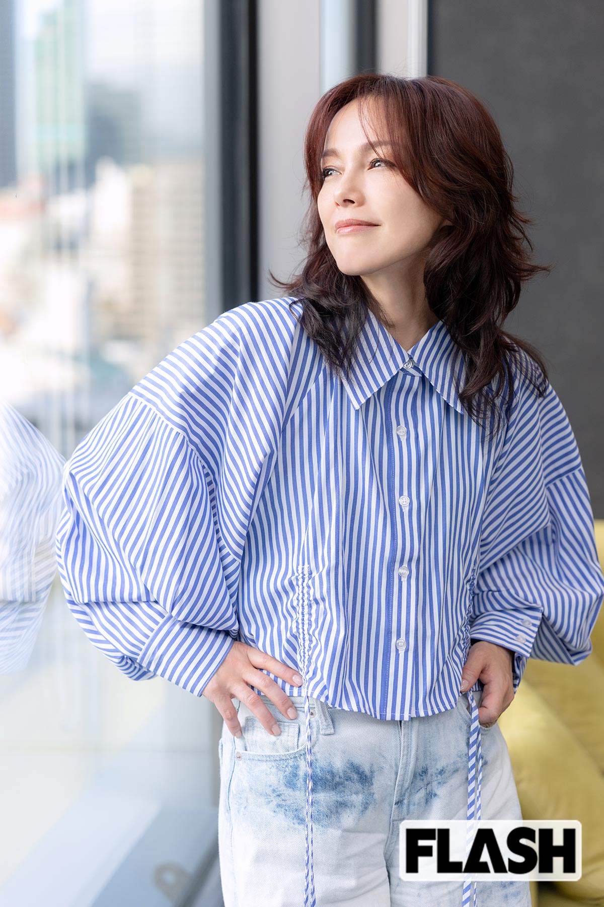 織田哲郎とは14歳のときに出会ったという相川（写真・福田ヨシツグ）