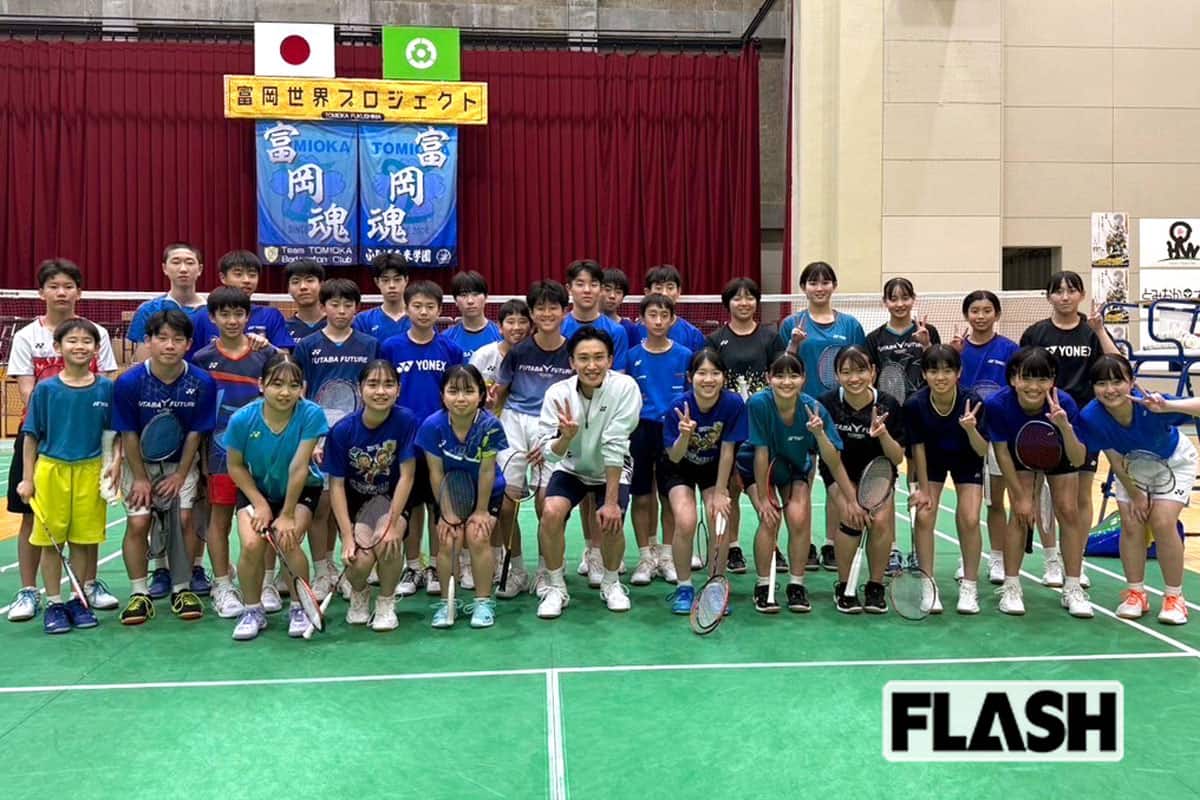 桃田賢斗、福島で今も続ける中高生たちとの練習…原点は震災で荒れた体育館「…