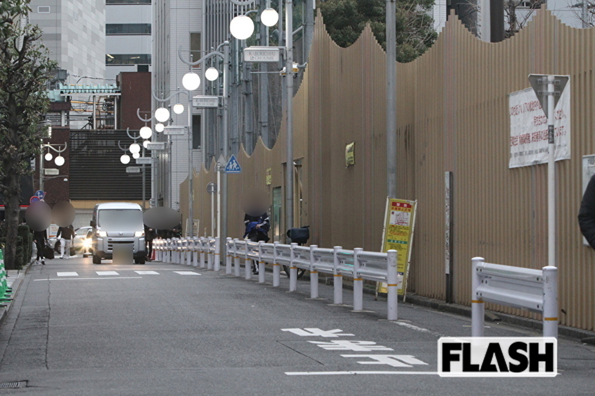 かつて大量の立ちんぼ女子が並んでいた大久保公園沿い。今はほとんどいなくなっている（写真・金谷千治）