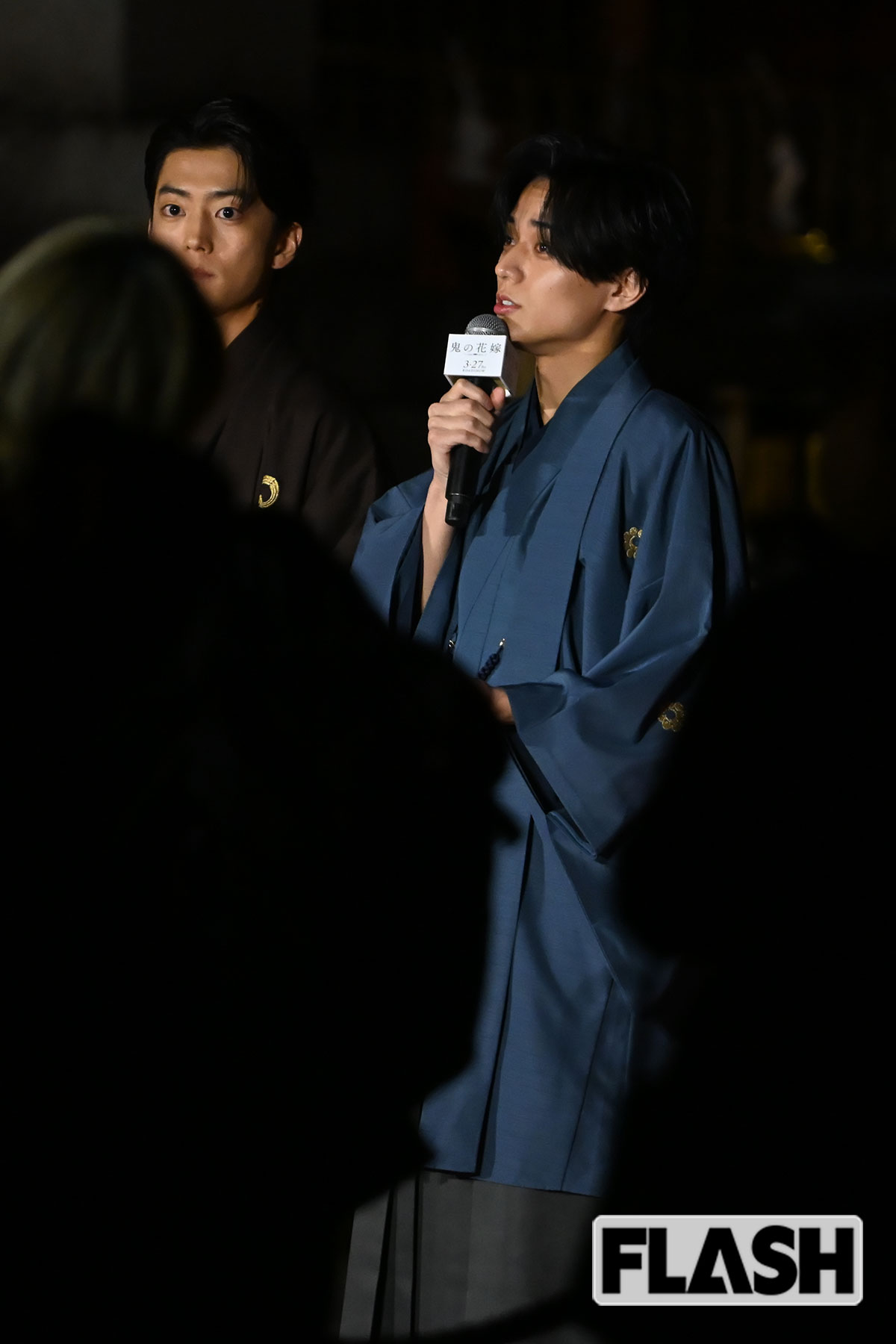 袴姿で登場した永瀬廉。イケメンすぎるそのビジュアルに歓声があがった