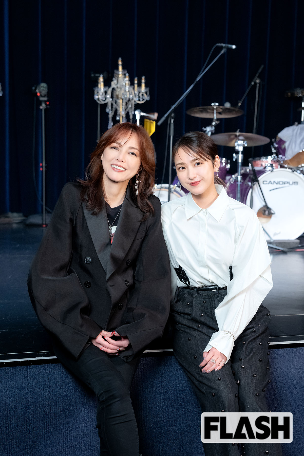 「私の主演映画かドラマで相川さんに主題歌を歌ってほしい」（平祐奈）、「いつか、イギリスでシェイクスピアの舞台をやってほしい」（相川七瀬）（写真・福田ヨシツグ）