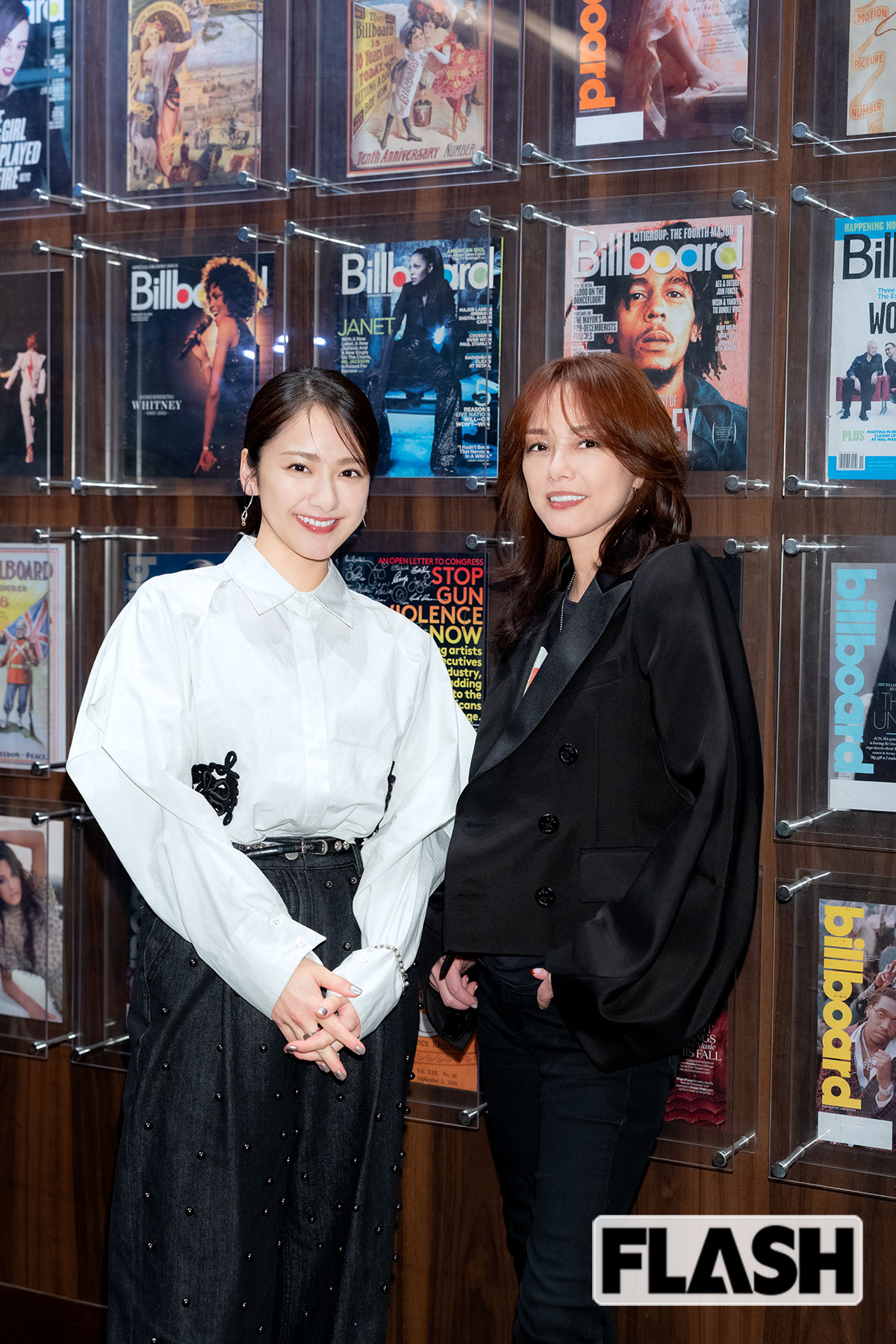 「私の主演映画かドラマで相川さんに主題歌を歌ってほしい」（平祐奈）、「いつか、イギリスでシェイクスピアの舞台をやってほしい」（相川七瀬）（写真・福田ヨシツグ）