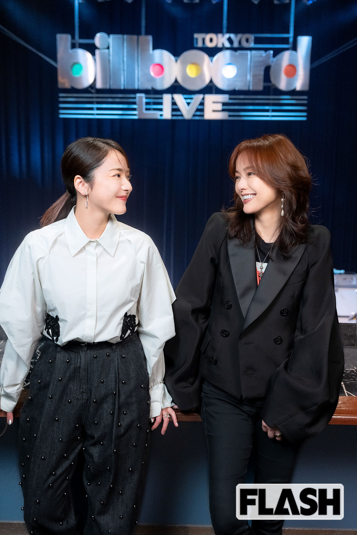 「私の主演映画かドラマで相川さんに主題歌を歌ってほしい」（平祐奈）、「いつか、イギリスでシェイクスピアの舞台をやってほしい」（相川七瀬）（写真・福田ヨシツグ）